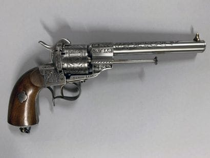 Joli revolver Lefaucheux 1858 calibre 12mm....