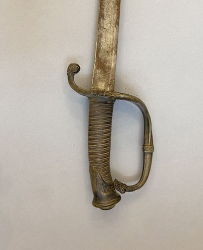 1821 infantry officer's saber
Curved blade...