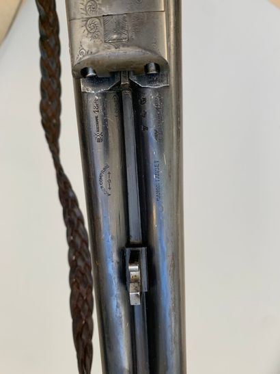 Fusil juxtaposé stéphanois système Anson...