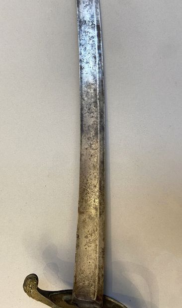 1821 infantry officer's saber
Curved blade...