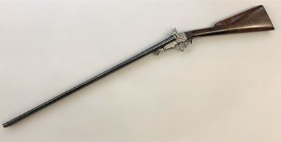 Juxtaposed rifle in gauge 28 with pin. Mechanism...