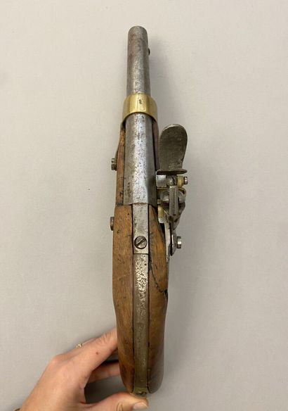Cavalry pistol model An XIII 
Lock heavily...