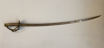 1822 cavalry officer's saber
Blank blade...