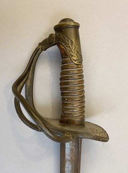 1822 cavalry officer's saber
Blank blade...