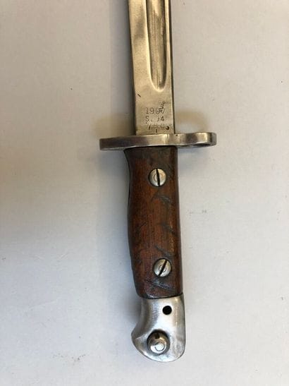 Baïonnette anglaise modèle 1907. Réception...