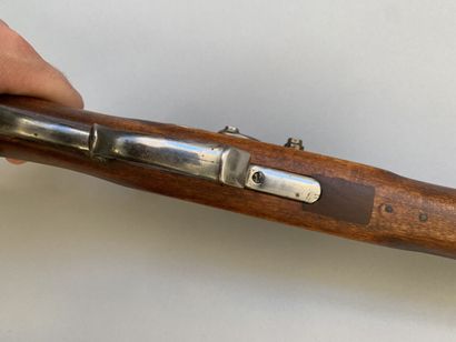 Percussion rifle and lock front, modern replica...