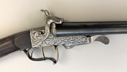 Juxtaposed rifle in gauge 28 with pin. Mechanism...