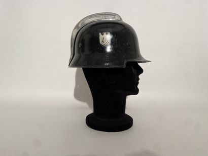 German firefighter helmet, Third Reich era,...