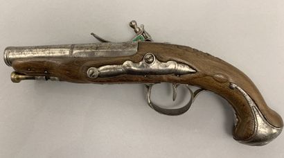 Nice flintlock pocket pistol from the Louis...