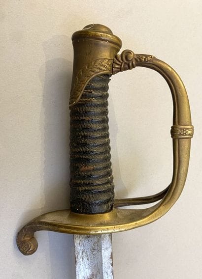 Sabre 1821 d'officier d'infanterie. Lame...