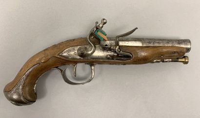 Nice flintlock pocket pistol from the Louis...