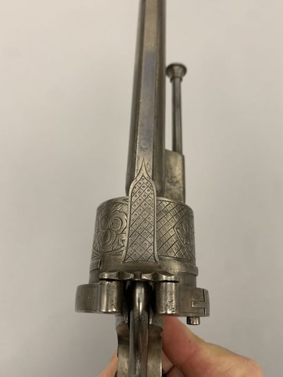 Large revolver system Lefaucheux gauge 12mm...