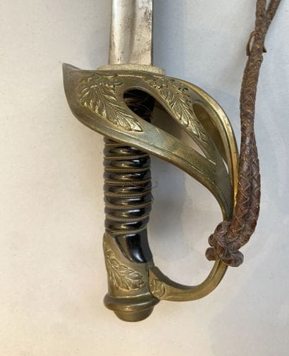 Sabre 1896 d'officier de cavalerie. Lame...