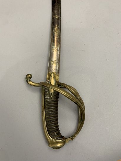 Joli sabre d'officier de cavalerie légère...