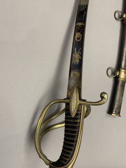 Sabre d'officer de cavalerie légère premier...
