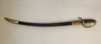 Light cavalry officer's saber 1st Empire,...