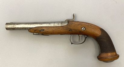 Pair of Belgian percussion pistols
Mounted...