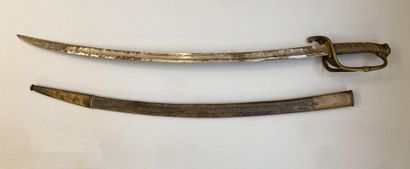 1821 infantry officer's saber
Curved blade...