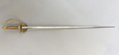 Lot of three swords of company : 
- a sword...