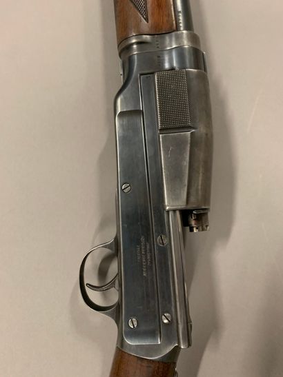 Rare et fascinant fusil semi-automatique...