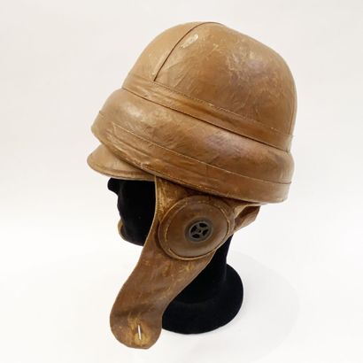 French Roold aviation helmet, 14-18 war,...