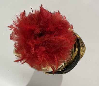Sapper helmet bomb brass (discreet cracks),...