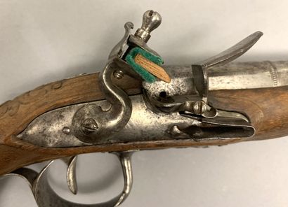 Nice flintlock pocket pistol from the Louis...