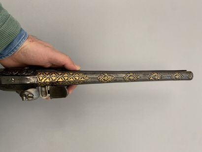 Large flintlock pommel gun of 500mm length....
