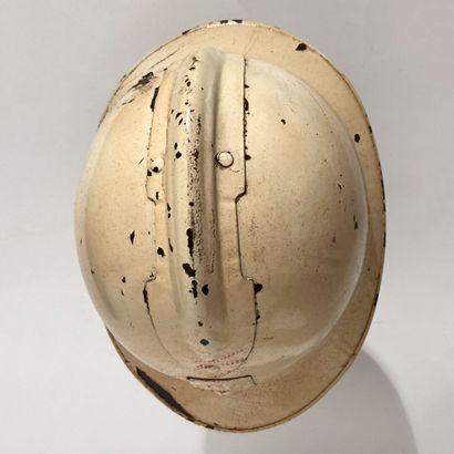 Adrian helmet model 26 painted in black and...