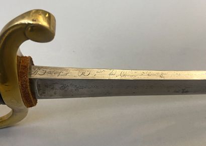 Mounted artillery troop saber model 1829....