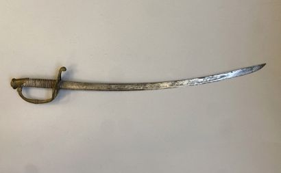 1821 infantry officer's saber
Curved blade...