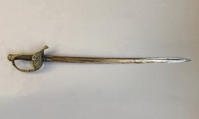 Sabre d'officier de Marine 1837
Lame courbe...