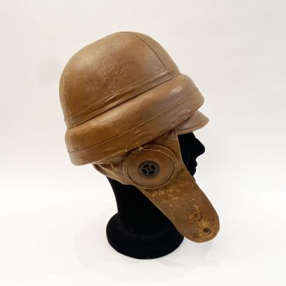 French Roold aviation helmet, 14-18 war,...