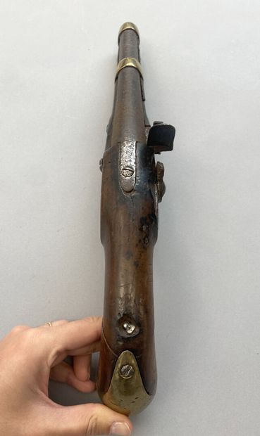 French regulation pistol model 1763/66. Fractured...