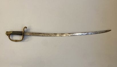 Sabre 1821 d'officier d'infanterie. Lame...