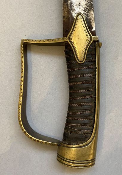Light cavalry saber with the hunter. Curved...