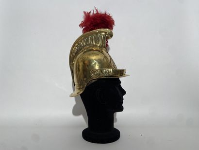 Sapper helmet bomb brass (discreet cracks),...