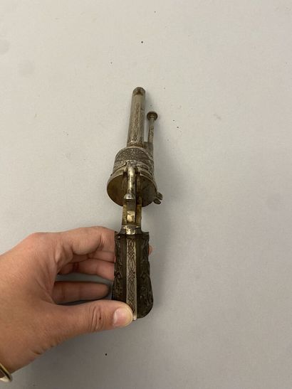 Two small revolvers system Lefaucheux in...