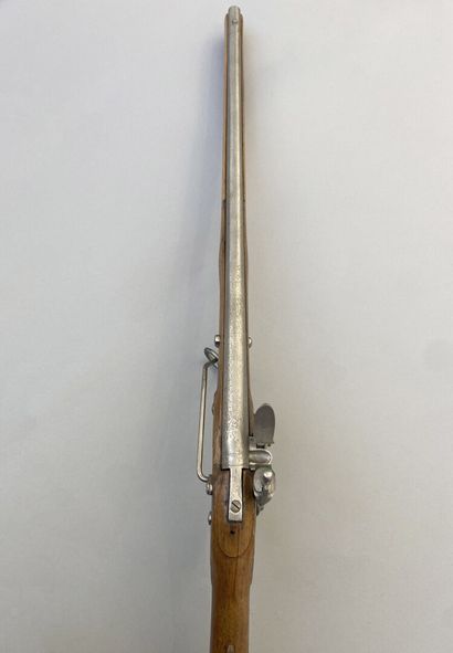 English flintlock snap hook, lock marked...