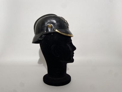 German firefighter helmet circa 1900 from...