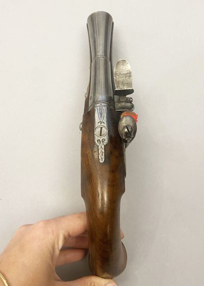 Large flintlock pistol of very fine workmanship....
