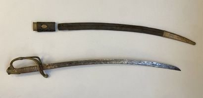 1821 infantry officer's saber
Curved blade...