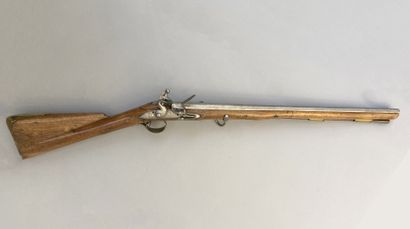 English flintlock snap hook, lock marked...