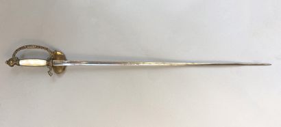 Lot of three swords of company : 
- a sword...
