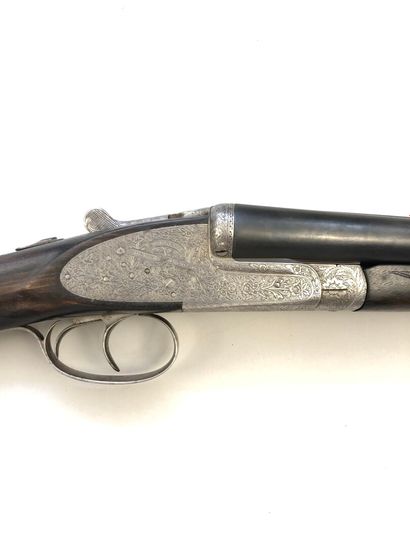 Fusil juxtaposé à platines et à éjecteur...