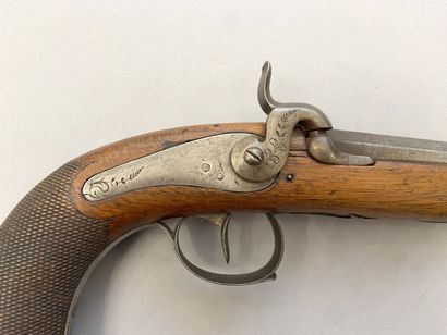 Pair of Belgian percussion pistols
Mounted...