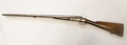 Side-by-side rifle with hammers and locks...