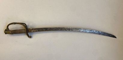 1821 infantry officer's saber
Curved blade...