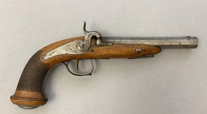 Pair of Belgian percussion pistols
Mounted...