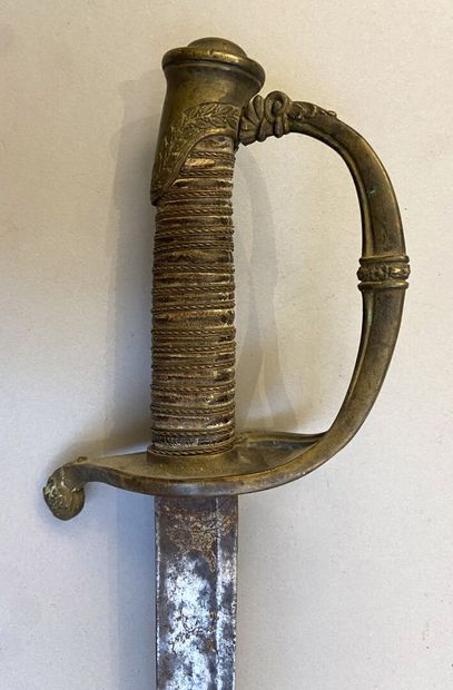 1821 infantry officer's saber
Curved blade...